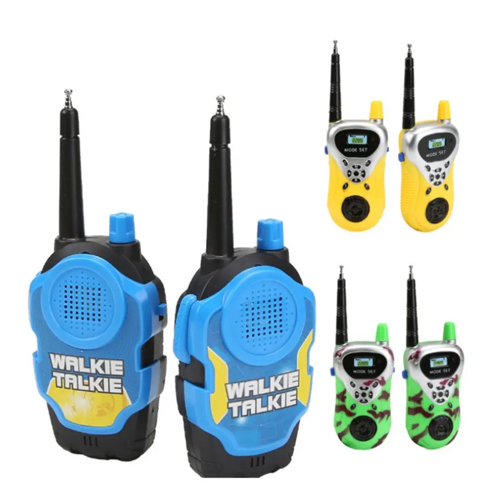 

2pcs New Walkie Talkie Phone Kids Toys Electronic Gadgets Ninos Toys For Children Educational Play Parent-Child Interaction Game