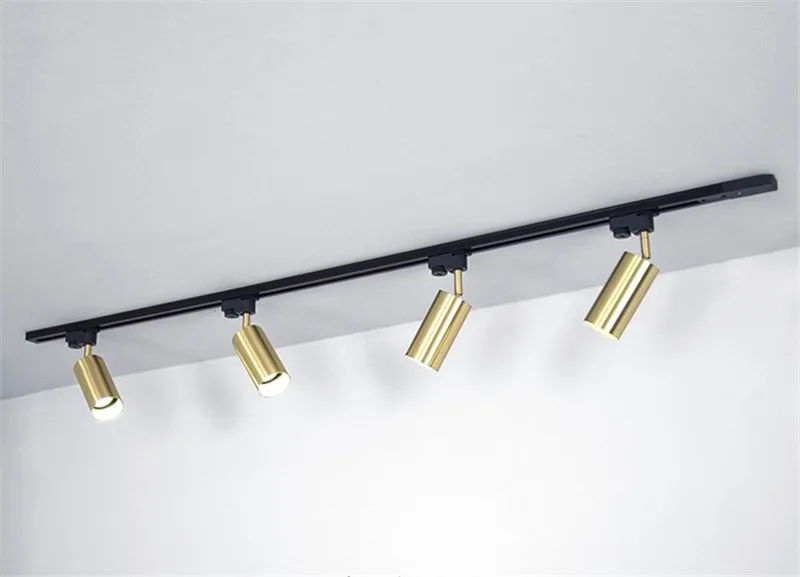 Золотистый и черный алюминиевый светодиодный Потолочные светильники