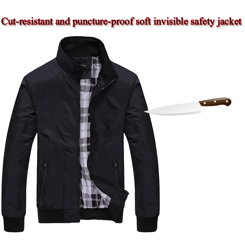 Мужская Защитная куртка с защитой от ударов и полицейская Одежда ФБР для защиты