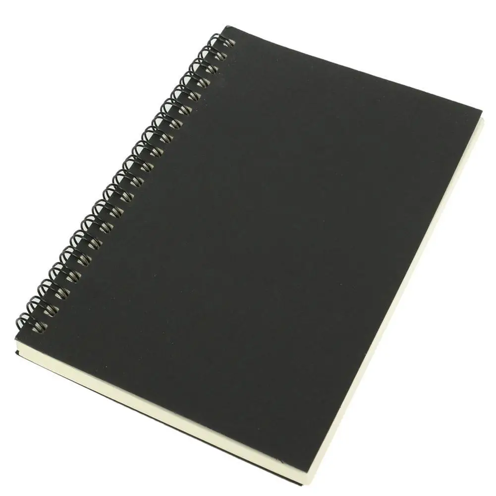 Ретро крафт бумаги спиральное сплетение пустой блокнот граффити Тетрадь