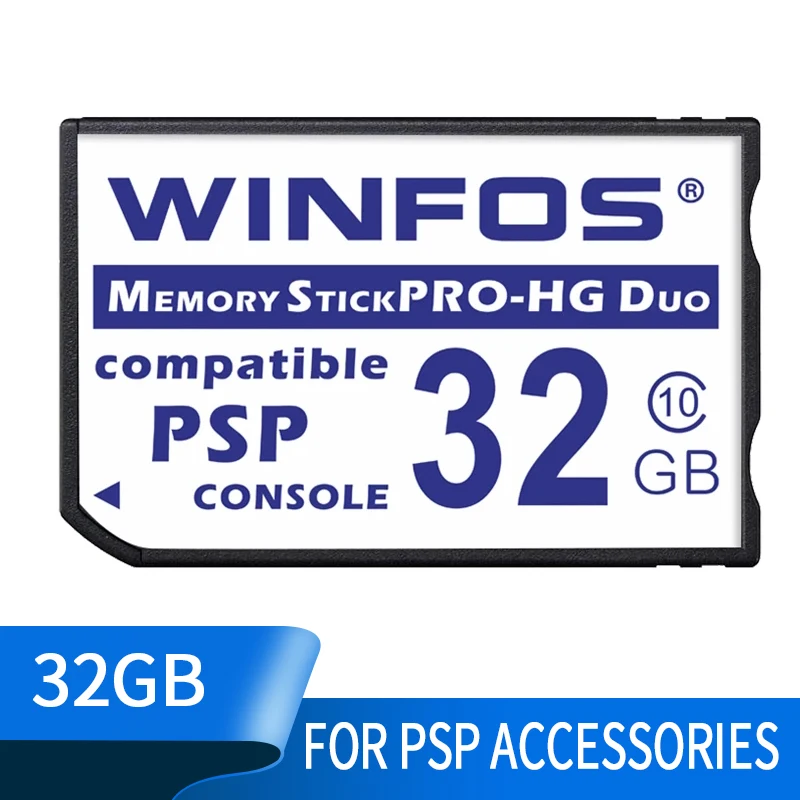 Winfos для PSP аксессуары карта памяти 32 Гб MS Pro Duo полная фактическая емкость |