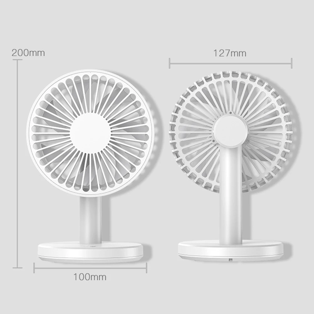 Летний кулер портативный вентилятор ручной USB перезаряжаемый Мини Складной для