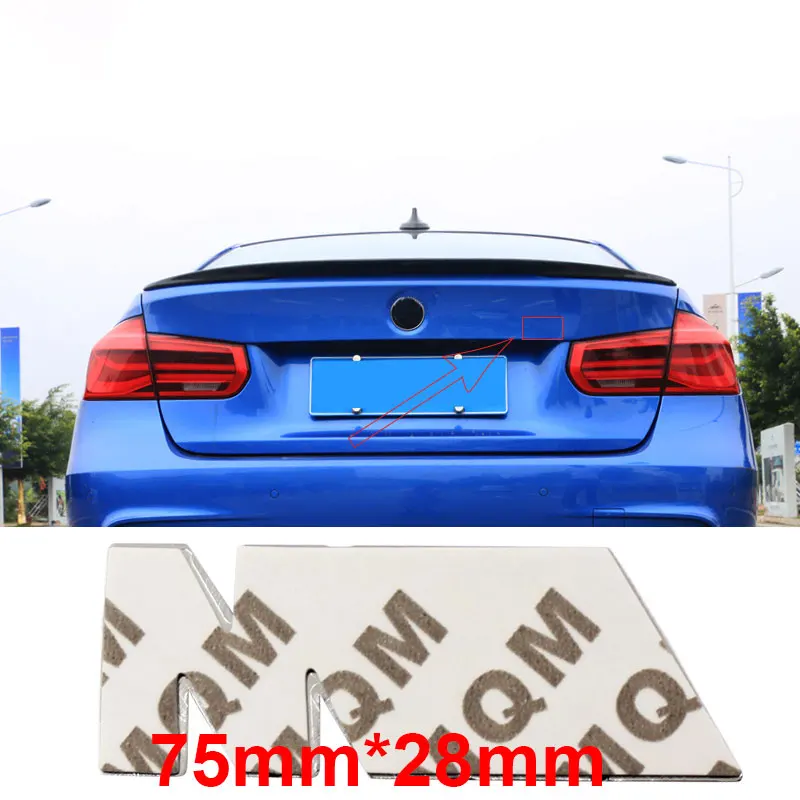 

1pcs ABS Car Trunk Badge Stickers Rear Emblem Decal For M Bmw X1 X3 X5 X6 E30 E90 M3 E84 E83 F25 E91 E60 F15 F16 E70 F30 Goods