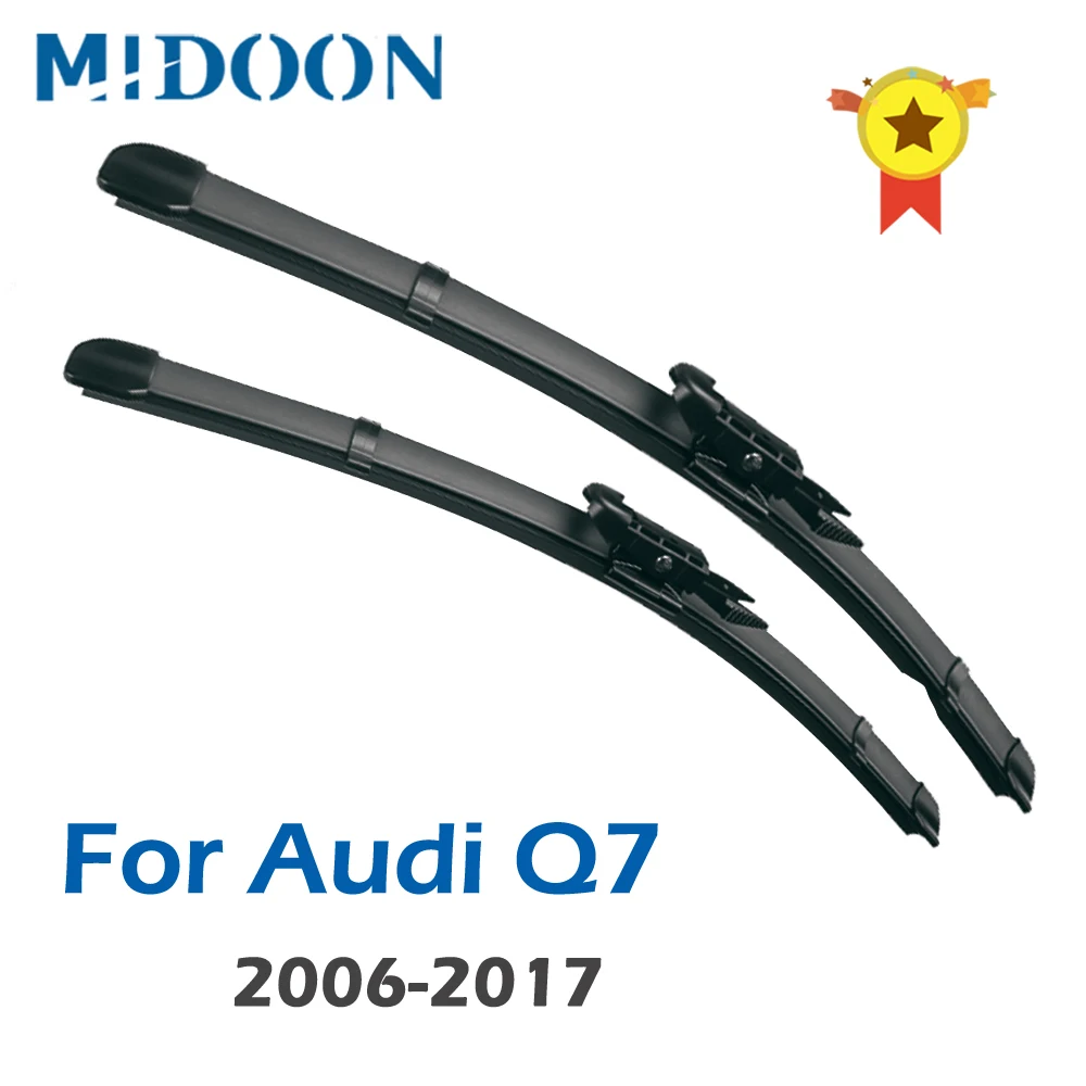

Щетки стеклоочистителя MIDOON для Audi Q7 Fit Pinch Tab/Нажимные кнопки 2006 2007 2008 2009 2010 2011 2012 2013 2014 2016 2015 2017