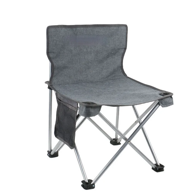 Outdoor Foldable Portable Beach, Fishing Chair With Backrest, Camping Leisure Art Student Maza Stool