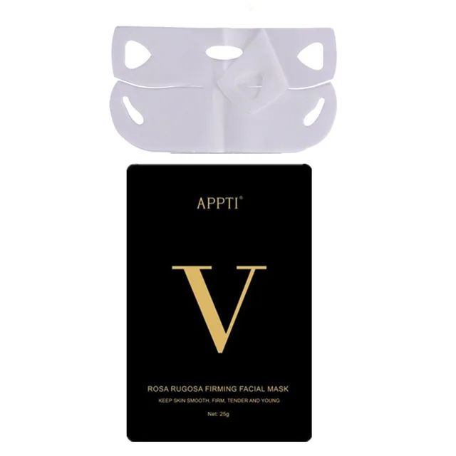 face slimming mask C 4D V маска для лица, подтягивающая, подтягивающая, тонкий массажер, гидрогель, маска для уменьшения двойного подбородка, подтягивающая ухо, увлажняющая лента для лица - Цвет: face slimming mask C