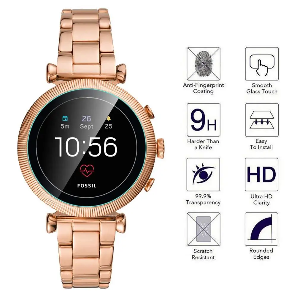 3 шт часы закаленная пленка для Fossil Gen 5 Julianna HR/Слоан HR 4/Gen Carlyle Smartwatch Закаленное