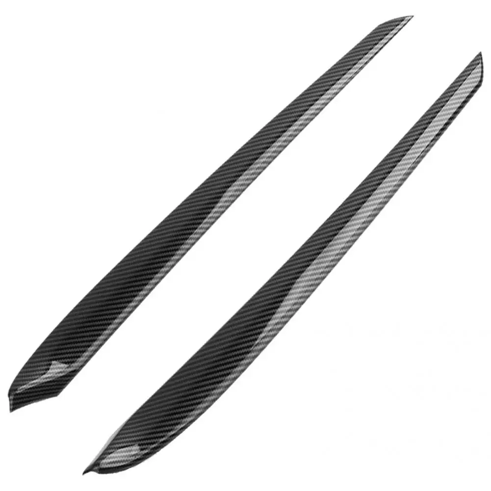 

Lightweight 2Pcs Unique Inside Door Panel Strip Cover Clear Lines Interior Door Panel Trim Durable