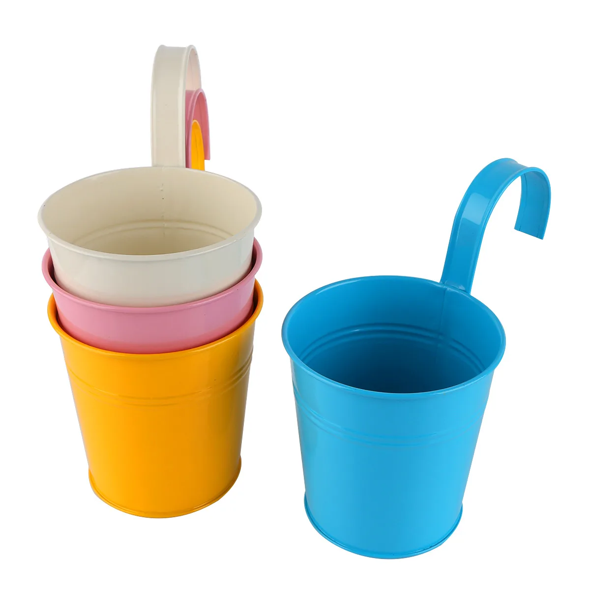 4 шт. металлические настенные цветочные горшки с крючком офисные суккуленты