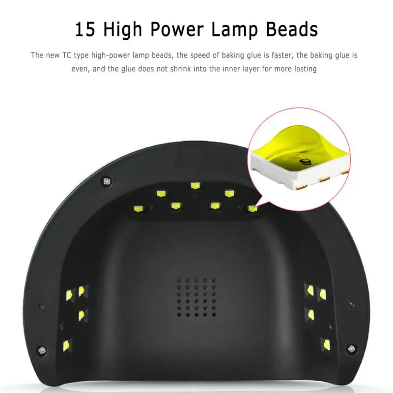 Professional Nail Set Dryer Polishing Machine + Sticker Drill Tool 45/36W USB Smart Sensor Lamp TSLM2 | Красота и здоровье