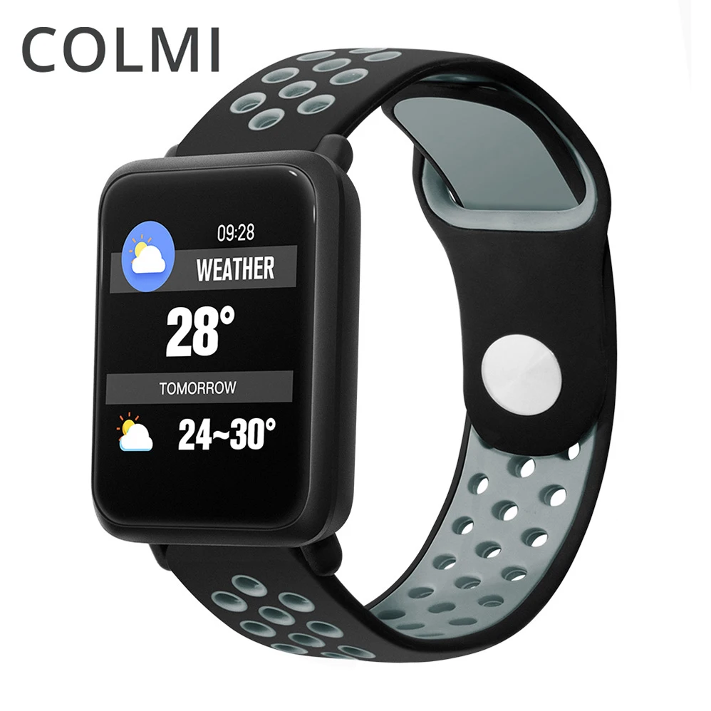 COLMI спортивные Смарт часы M28 водонепроницаемый монитор сердечного ритма фитнес