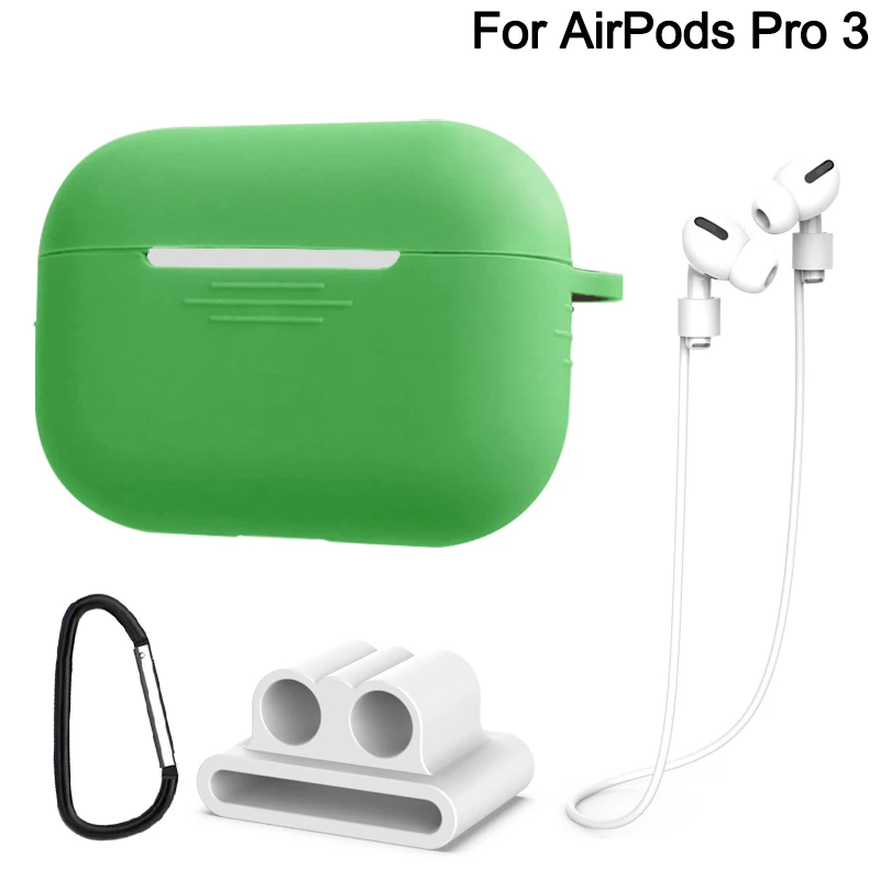 3 Matcha green Set 7 шт./компл. идеальный чехол для airpods 2 для airpods pro 3 Earpods чехол для IPad air стручки pro funda для airpod Чехол чехол Аксессуары - Цвет: 3 Matcha green Set