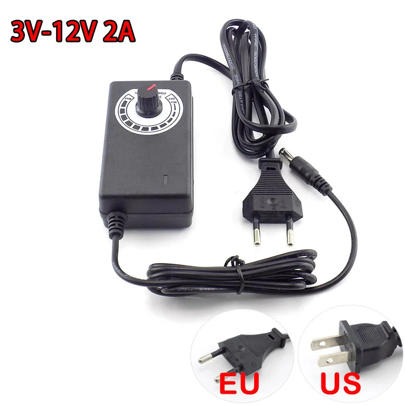 AC 100-220V к DC 3 V-12 V 3 V-24 V 9 V-24 V 2A 3A 5A адаптер питания регулируемое питание светодиодный адаптер дисплея светодиодный светильник