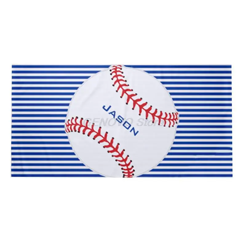 

Lustige Peronalized Baseball Ball Strand Reise Handtuch für Männer Junge Baseball Geschenke Leichte Große Sport Camping Zubehör