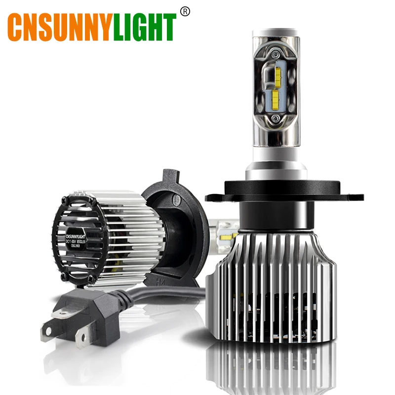 Тип СВЕТОДИОДА направленного света CNSUNNYLIGHT-Автомобильный светодиодный H4 компактный фар H7 H11 9005 HB3 9006 HB4 H1 авто лампы 5500 к Turbo Flip светодиодный 8500lm H8 880 H27 противотуманная фара
