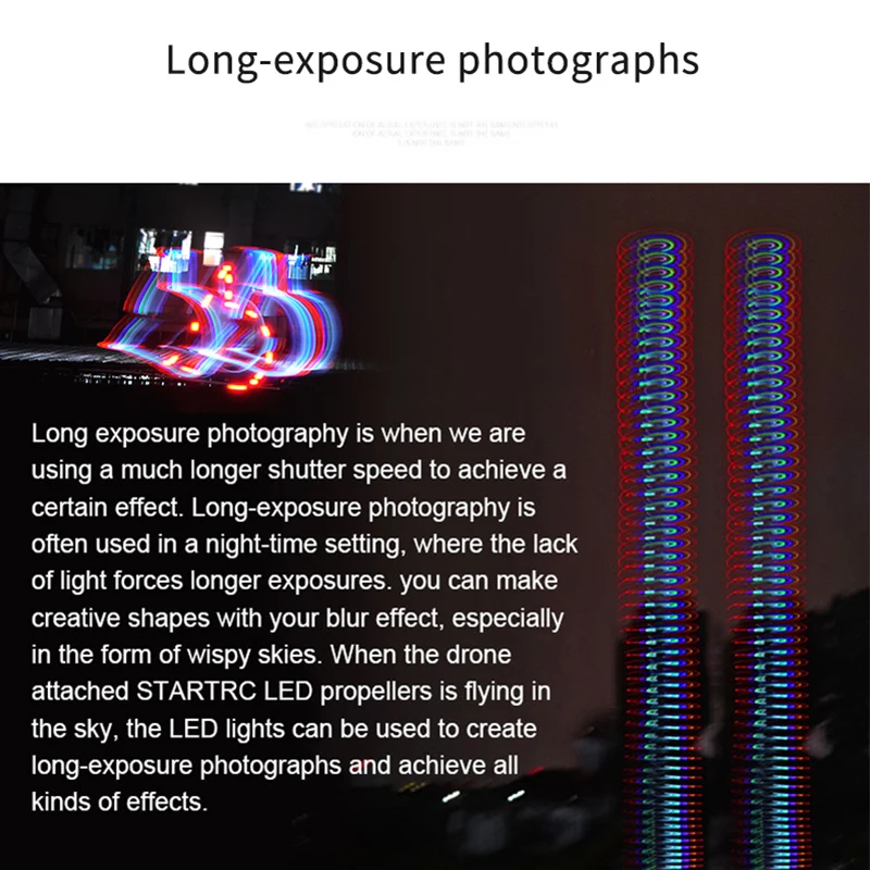 1 пара светодиодный светильник пропеллеры заряжаемые для DJI Mavic 2 Pro/Zoom Drone