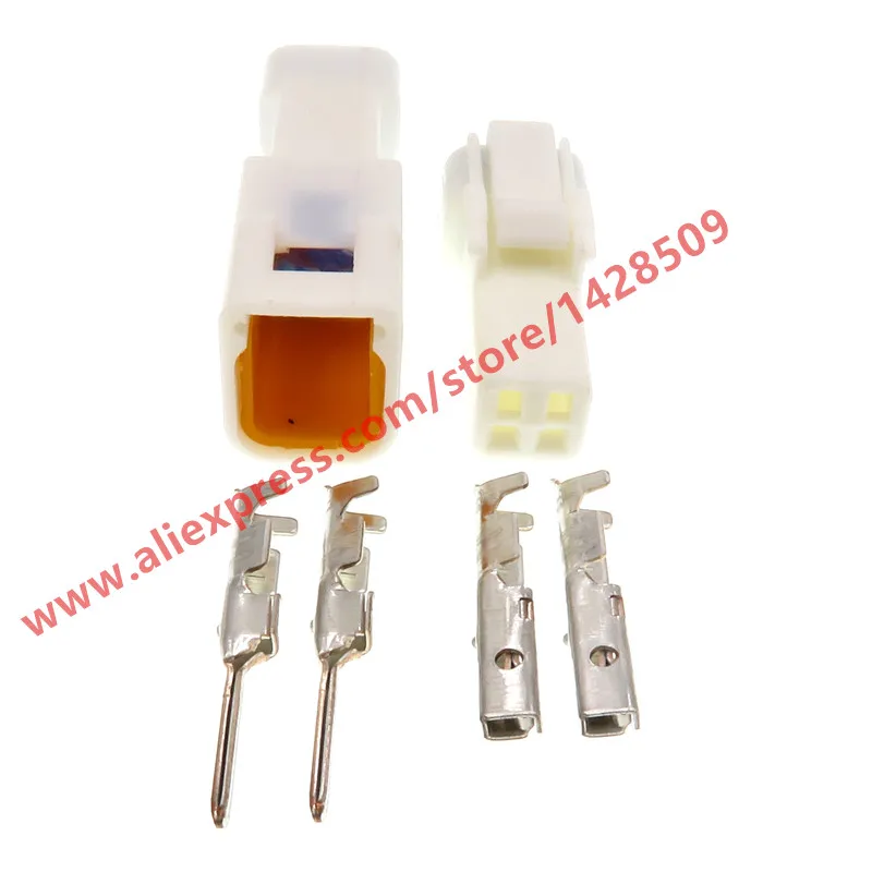 10 комплектов 2-контактный разъем JST штекер женский автомобильный кабельный для Benz