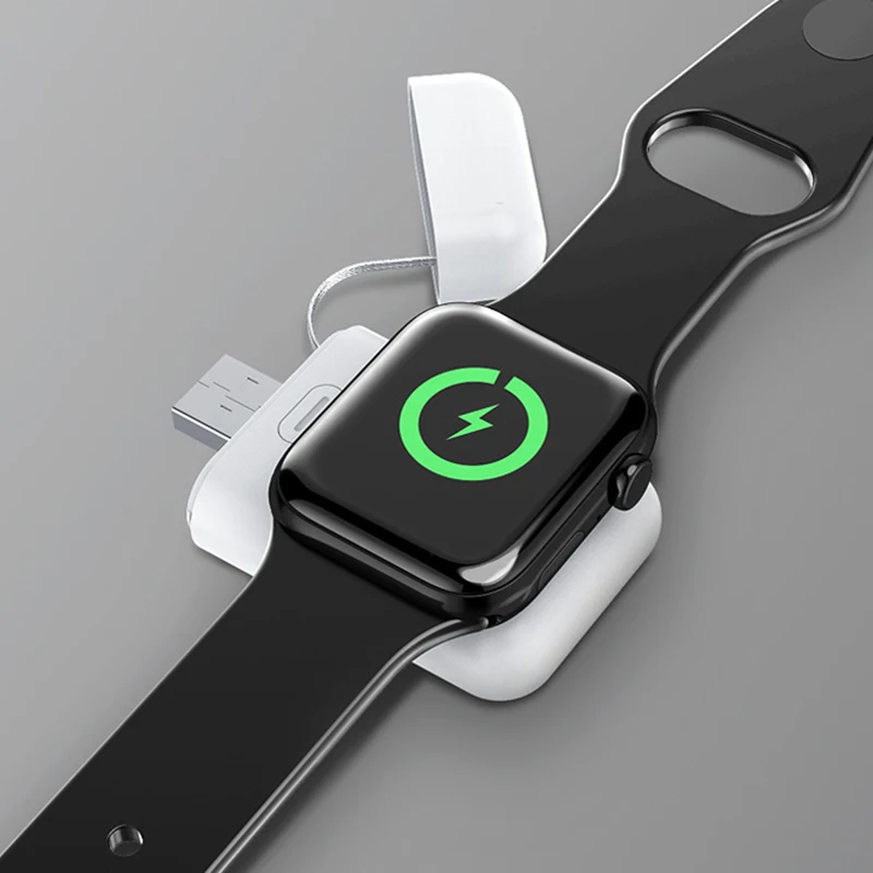 Qi Беспроводное зарядное устройство для Apple Watch 4 3 2 1 I серия портативное Быстрое беспроводное зарядное устройство для зарядки магнитное зарядное устройство для IWatch зарядное устройство