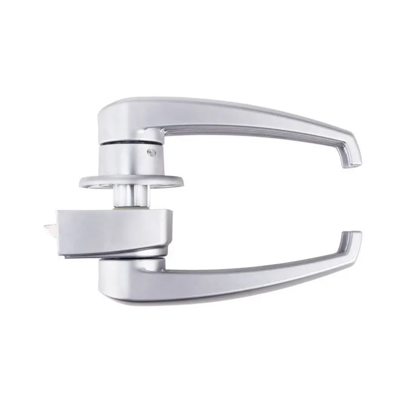 Полированная хромированная дверная ручка в комплекте для ванной туалета