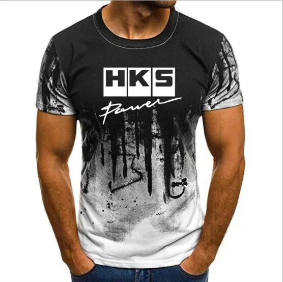 Женская летняя брендовая футболка с надписью Car Auto для HKS мужские хлопковые