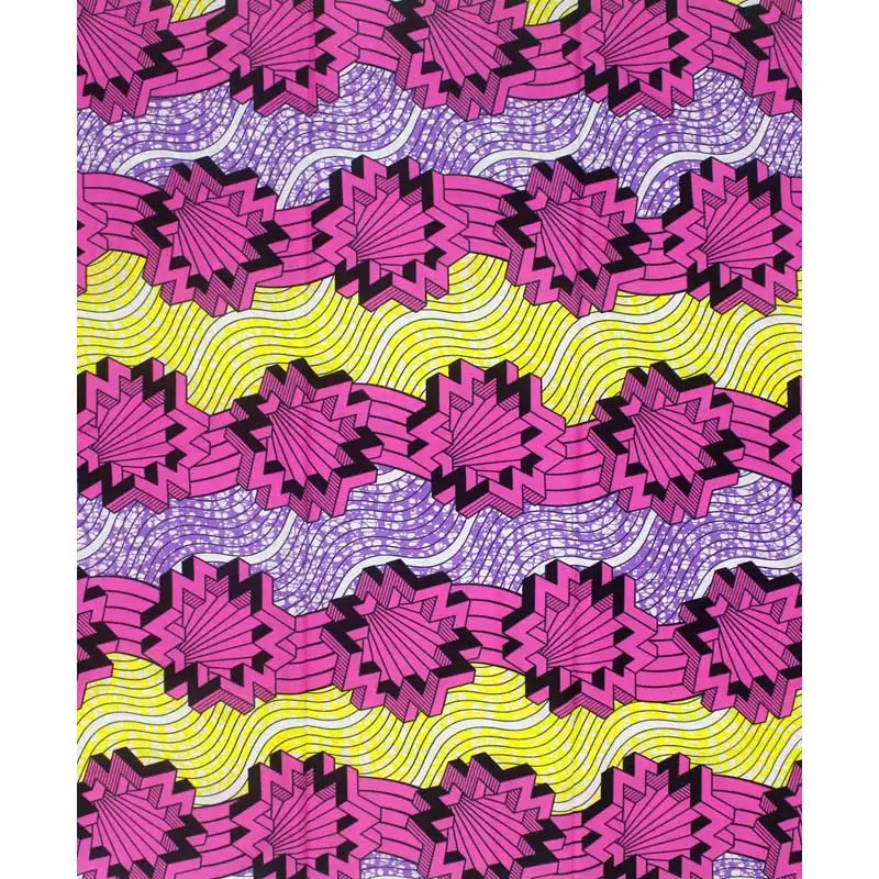 

Ankara African Real Wax Print Fabric Veritable Wax For Patchwork Sewing Cotton Material 6yards