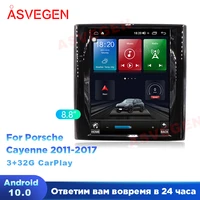 android 10 tesla vertical screen for porsche cayenne 8 8 inch 2011 2017 with 3g ram 32gb rom car multimedia radio gps navigation