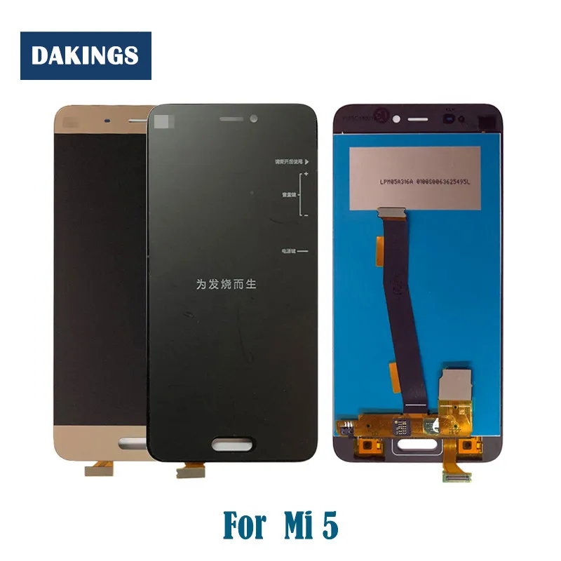 

LCD Screen for XIAOMI Mi5 Mi 5 LCD Display Touch Screen Digitizer Replacement Full Assembly 5.15'' Original Black White Gold