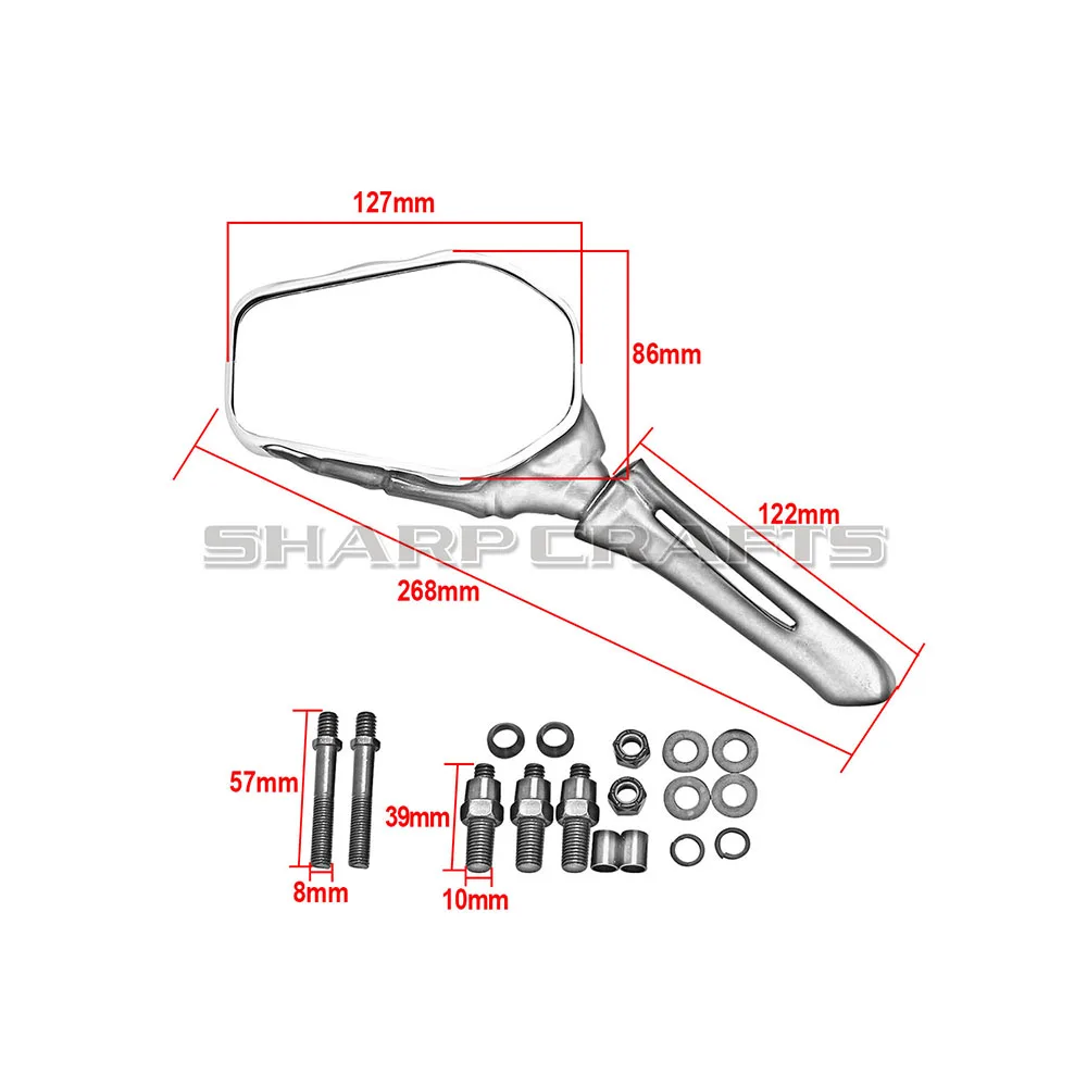 Мотоциклетные боковые зеркала заднего вида для Suzuki объемсия бульвар марудер