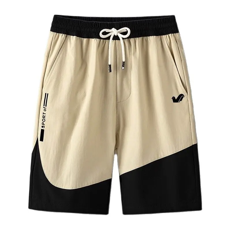 

New Men's Loose Casual Men's Shorts Youth Loose Large Size Plus Fat Sports Five-point Pants Men