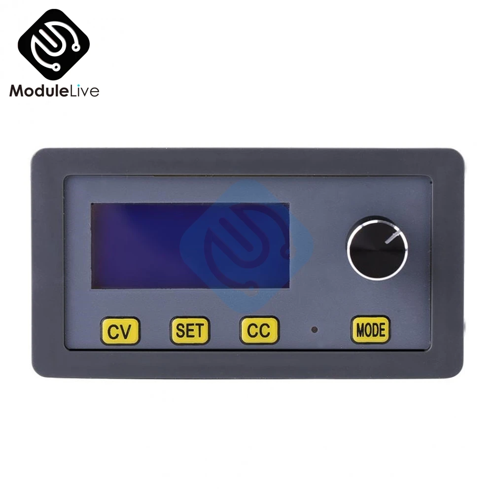 Регулируемый понижающий источник питания DC 5A модуль 12 В 6 32 до 0 ЖК дисплей CC CV