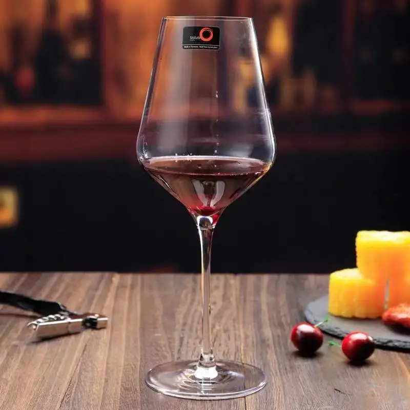 

2PCS/Red Wine Glass Set Crystal Glass Home Creative Luxury European Style Imported From Germany Burgundy Goblet