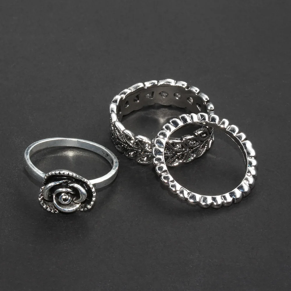 

Couple Ring Charm Coating Silver Color Rose Ring Holiday Jewelry Gift Fashion Jewelry Girl Mood Ring Surprise Birthday Gift