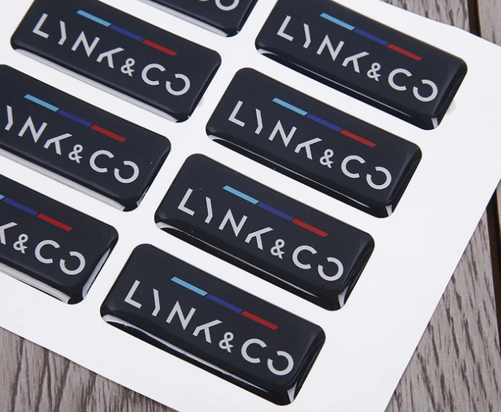 Пользовательские не пожелтевающие 3 м клейкие кристаллы 3D наклейки эпоксидная