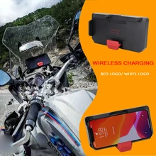 New Motorcycle Parts Navigation Bracket Wireless Charging Support Mobile Phone For BMW R1200GS F800GS ADV F700GS R1250GS F900R