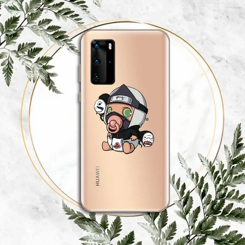 

naruto cute baby cartoon anime Phone Case Transparent for Huawei P honor 8 10i 20 30 40 smart 2019