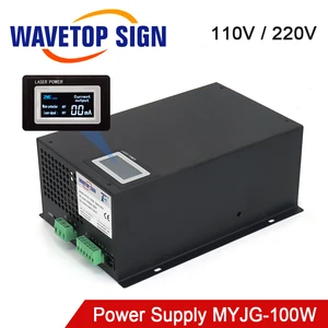 WaveTopSign MYJG-100W 80-100 Вт СО2 лазерный источник питания категории для СО2 лазерного гравировальная и режущая машина