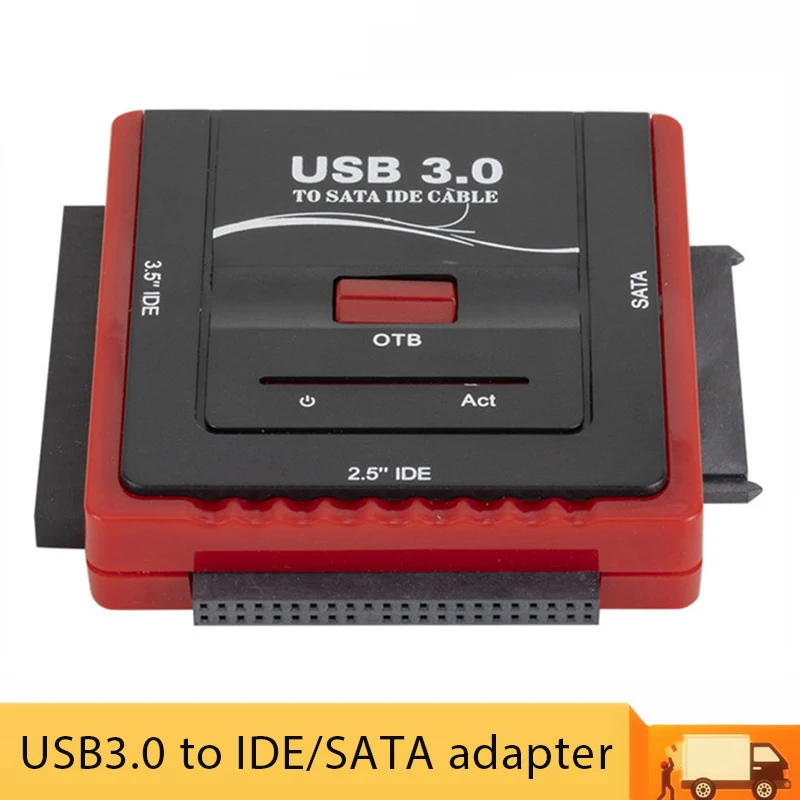 

USB 3.0 to SATA/IDE Hard Drive Adapter Universal 2.5/3.5 Inch HDD SSD US/EU Plug Hard Disk Adapeter Cable for Laptop Desktop