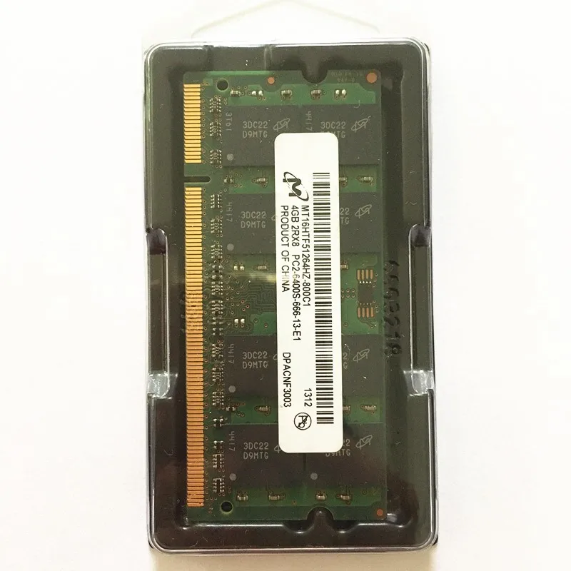 Micron 2GB 4GB 8GB PC2-6400 800MHZ DDR2 200PIN ноутбук sodimm оперативная память для компьютера |
