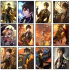 Аниме постер игры Genshin Impact, Картина на холсте, картина маслом, художественная живопись на холсте и в гостиную, декоративная картина