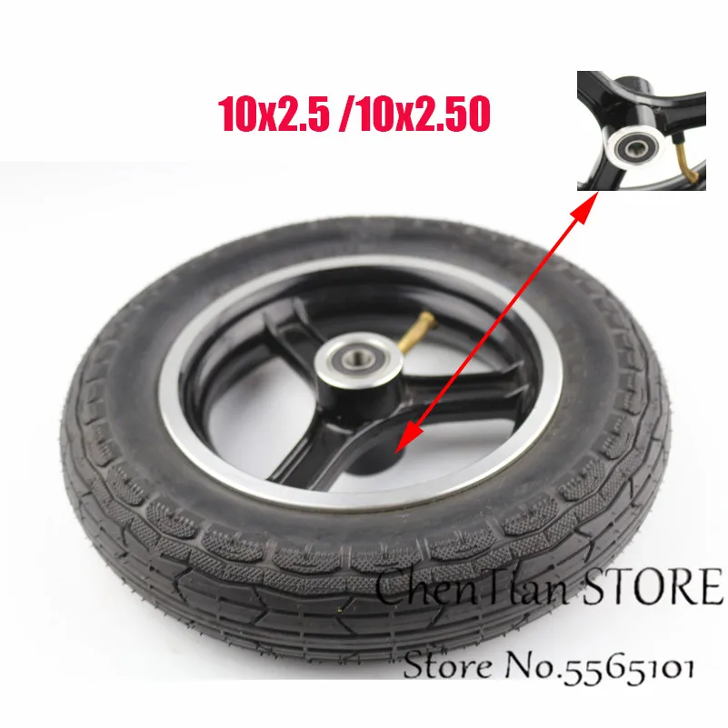 Колесный обод 10x2 125 10 дюймовая Ступица колеса скутера колесная рама из