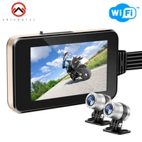 motorcycle camera waterproof full body motorcycle dvr dash cam wifi 1080p fhd front rear 140%e2%84%83 touch screen motorcycle dvr gps