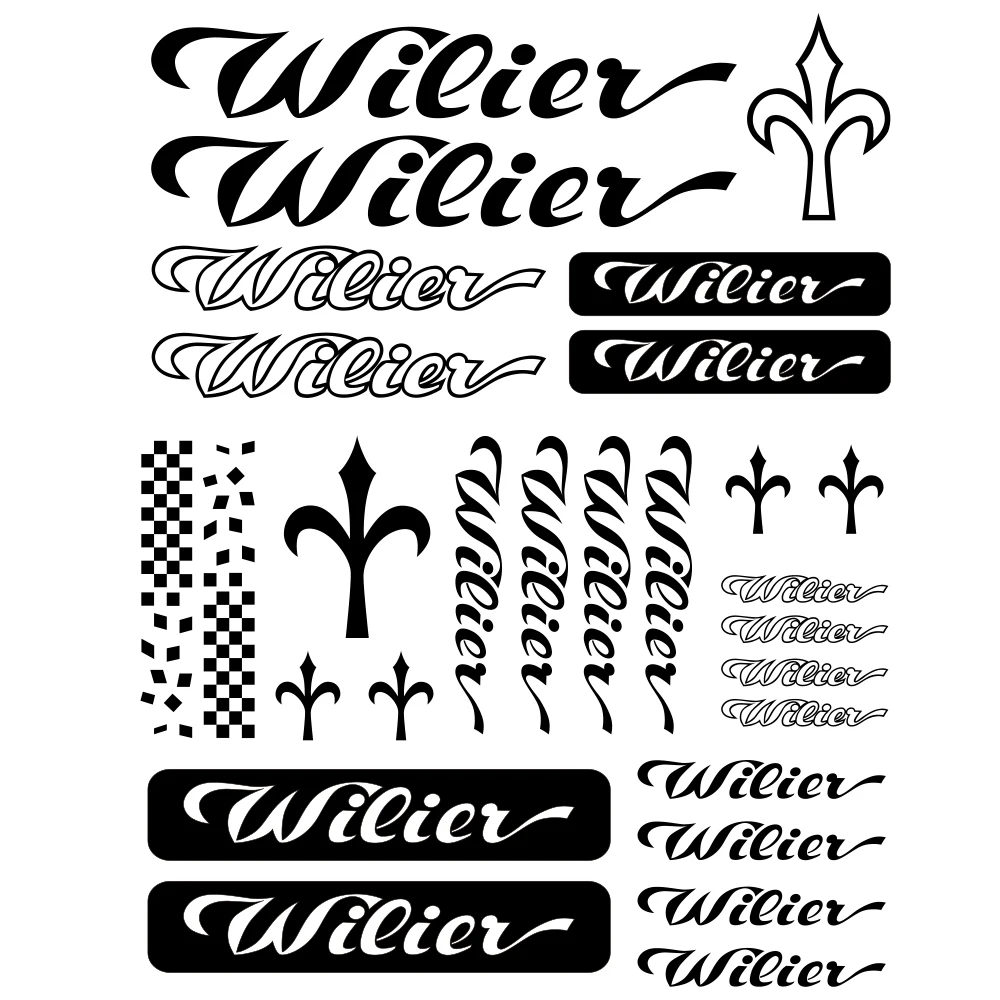 28 Pcs Compatible for Wilier Stickers Bike MTB BCD BIKE 32cm*41cm | Car