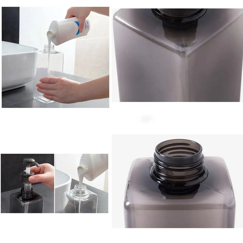600 мл бутылка для дозатора мыла дезинфицирующее средство рук в ванной комнате