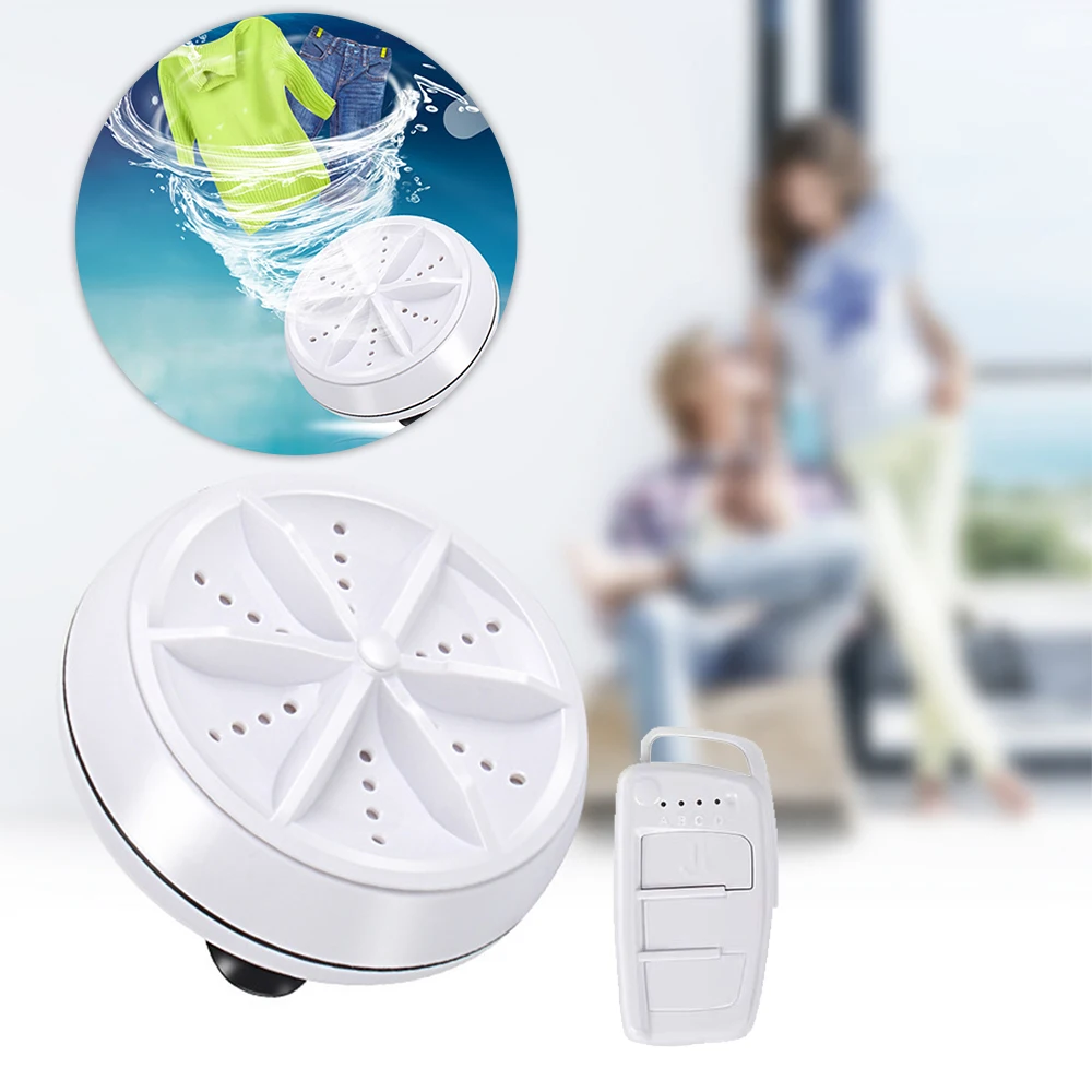 

Mini Washing Machine Portable Removes Dirt Washer USB Cable For Travel Home Business Trip Ultrasonic Turbo Washing Machine