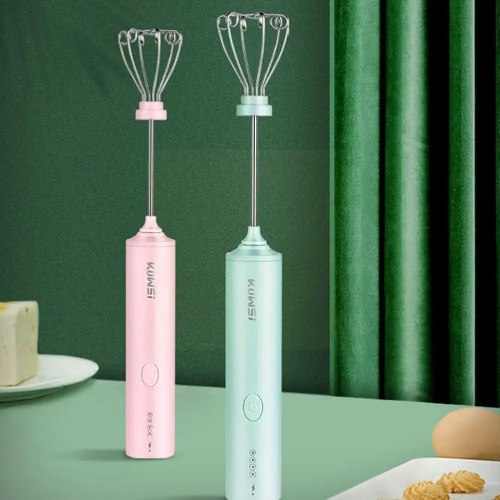 

USB Electric Milk Frother 3 Speeds Cappuccino Coffee Mixer Foamer Hot Latte Blender Beater Chocolate Drink Whisk Egg 3 Hand B7B8