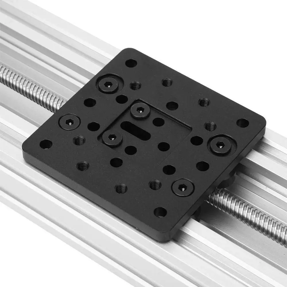 Винтовой винт T8 ось Z 3d принтер открытый строит Diy C beam ЧПУ раздвижной стол 300 мм 400