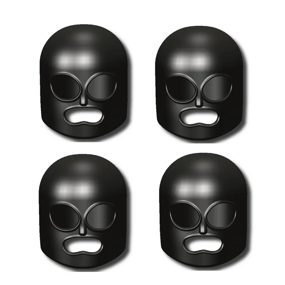 

4pcs/set Mask Helmet Modern SWAT MOC Military Weapons City Police Parts Playmobil Figures Mini Building Block Brick Original Toy