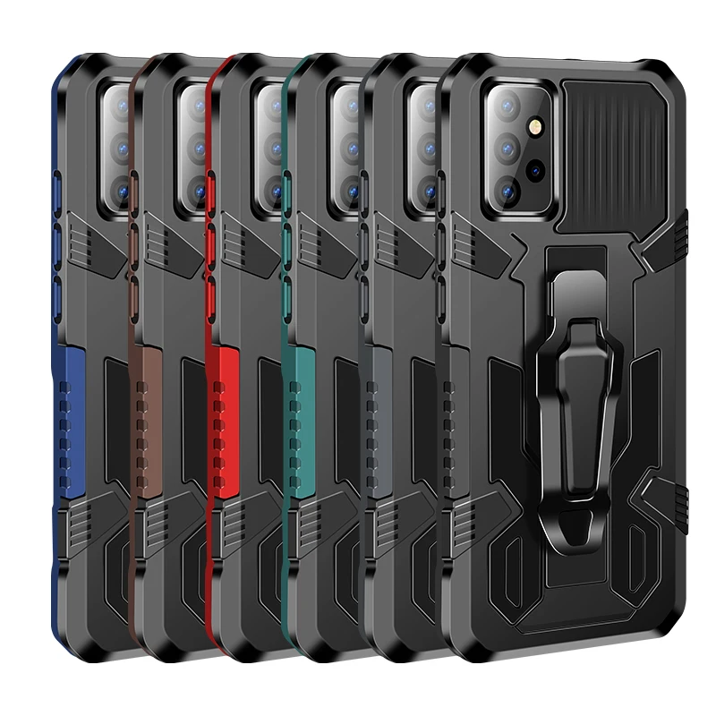 

10Pcs/Lot Shockproof Phone Case For Samsung Galaxy A10 M10 A50S A70S A31 A41 A51 A71 Armor Aluminum Magnetic Stand Metal Cover