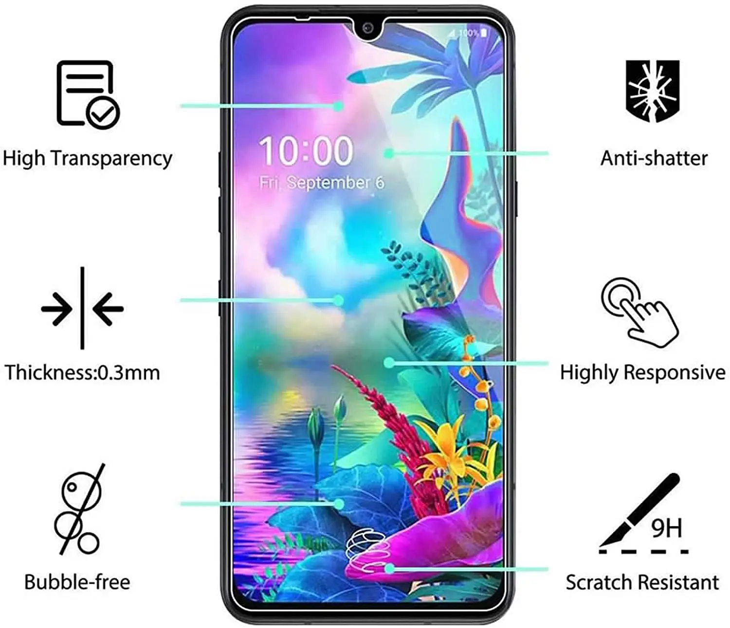 Прозрачный чехол из мягкого TPU с закругленными краями для Sony Xperia XA1 PLUS XA2 XZ3 XZ2 10 Plus ACE L3 ultra (силиконовый чехол с 2 защитными стеклами для экрана) #Z on.