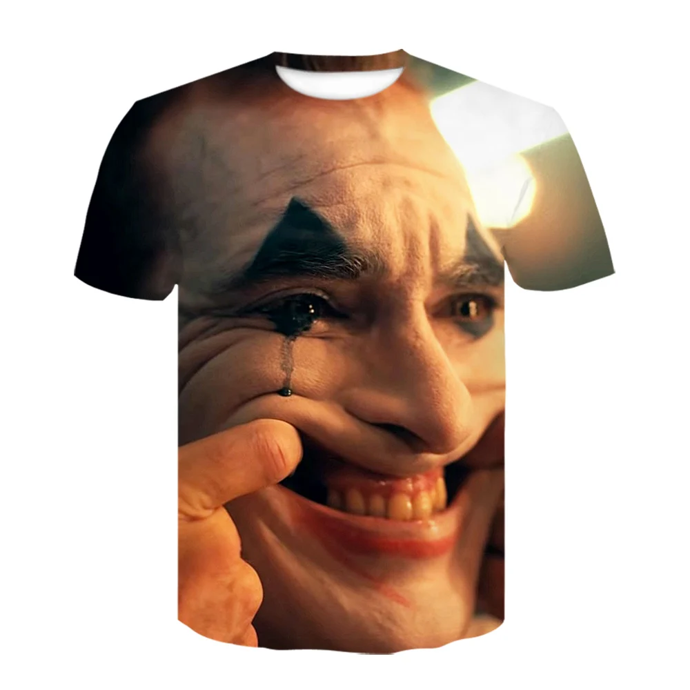 Футболка с изображением клоуна Стивена Кинга IT забавная Мужская футболка в стиле